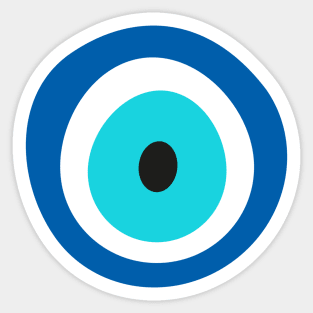 Evil Eye Blue Sticker